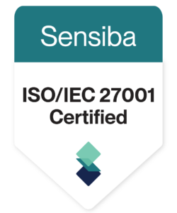 Sensiba ISO IEC 27001 Digital Certification